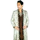 Sherwani With Grey Colored Jacket