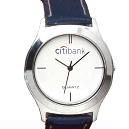 Promotional Wrist Watch With Satin & Leather Finish