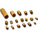 Brass Threaded Inserts With Nickel And Tin Finish