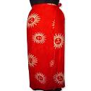 Full Sarong With Morning Sun Design Print