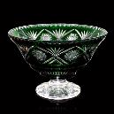 Green Coloured Crystal Bowl