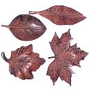 Leaves Shaped Metal Platters