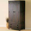 Rustic Finish Wardrobe