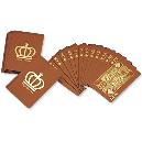 Gold Foil Made Playing Card