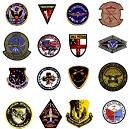 Military Metal Carved Badges