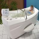 Automatic Bathtub With Wall Mounted Control Panel