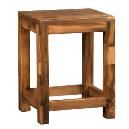 Wooden Ringside Stool With 14 X 12 X 18 Inch Dimension Size