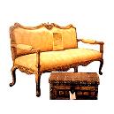 French Styled Wooden Sofa Set