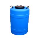 80 Litres HM-HDPE Round Plastic Drum with Wide Mouth