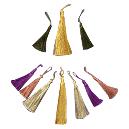 Tassel Laces with Threaded Lock / Plated Pattern