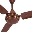 Brown Colored Ceiling Fan With Balanced Blades