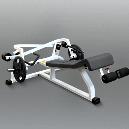 Biangular Plate Loaded Decline Press Fitness Equipment