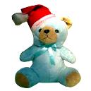 Teddy Bear with Christmas Cap