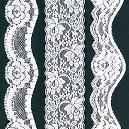 Spandex Laces for Decorative Border