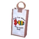 Jute Bag with Velcro Closing