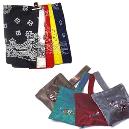 Cotton and Silk made Bandanas and Bags