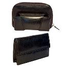 Fashionable Black Leather Pouch