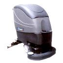 Scrubber Drier With Self Leveling Brush Plate