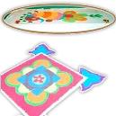 Decorative Colourful Rangoli Stencils