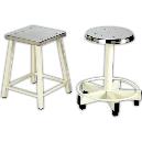 Multipurpose Stool With Stainless Steel Top