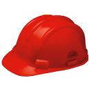 Polymer Safety Helmet With Adjustable Chin Strap