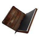 Leather Diary Cover With Pen Pocket