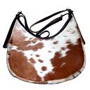 Cowhide Hand Bags with Multiple Compartments