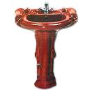 Ceramic Bathroom Sink With Pedestal