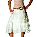 Cotton White Skirt for Ladies