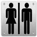 Stainless Steel Toilet Signages