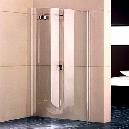 Shower Enclosure with Zinc-Plated Steel Frame