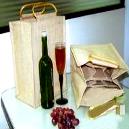 Jute made Six Bottle Wine Bag