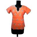 Hand Embroidered Tusser Silk Kurti