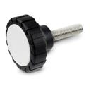 Knurled Knobs with Threaded Pin