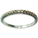 Designer Gemstone Studded Silver Bracelet