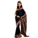 Thread Embroidered Cotton Saree