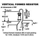 Solvent Resistant Metal Film Resistor