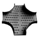 Horizontal Perforated Cross type Cable Tray