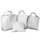 Cotton made Blank Promotional Bag with Short Handle