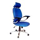 Blue-Colored Revolving Office Chair