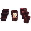 Wooden Crafted Garden Pot