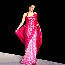 Fashionable Printed Silk Saree