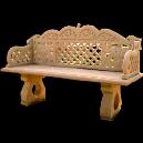 Stone Carved Garden Bench