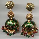 Stone Studded Fancy Kundan Bali