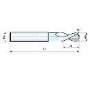 Solid Carbide Ball Nose End Mill