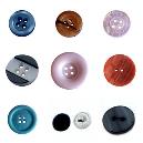 Round Shaped Plastic Buttons