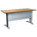 Metal Desk with Rectangular Shaped Top