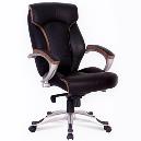 Comfortable Office Chair with Leather Back