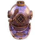 Copper and Brass Diving Helmet