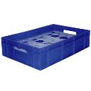 Flat Type Plastic Crate with Round Partition